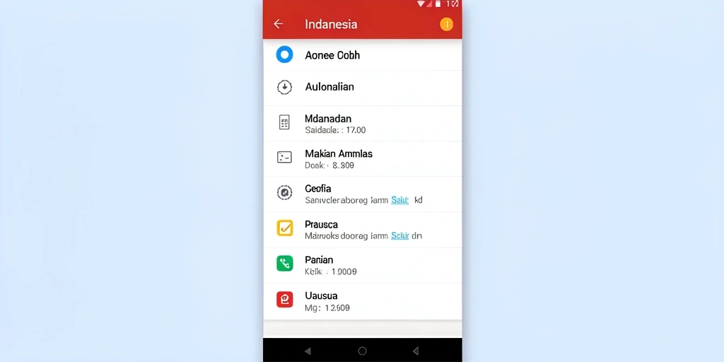 Tampilan antarmuka yang user-friendly