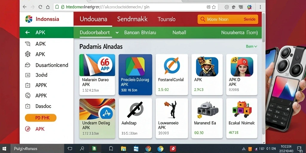 Screenshot menunjukkan tampilan awal yang menarik dari permainan.