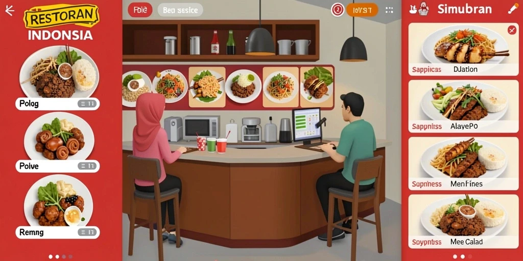 Tampilan antarmuka yang user-friendly.