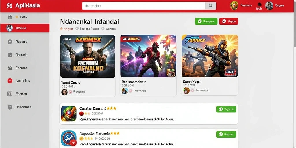 Tampilan antarmuka yang menarik dan mudah dinavigasi.