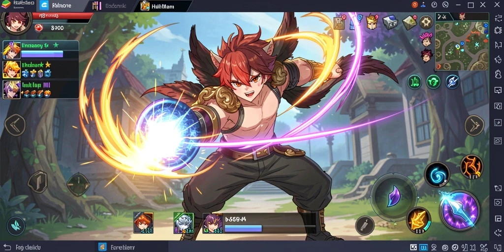 Tangkapan layar permainan slot dengan grafik menawan.