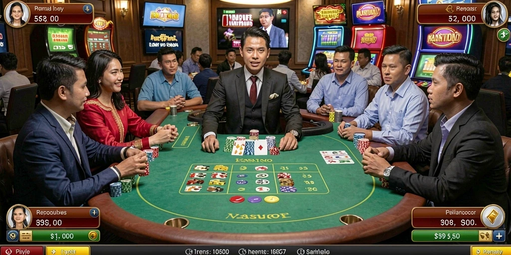 Screenshot menunjukkan aksi pertempuran yang mendebarkan.