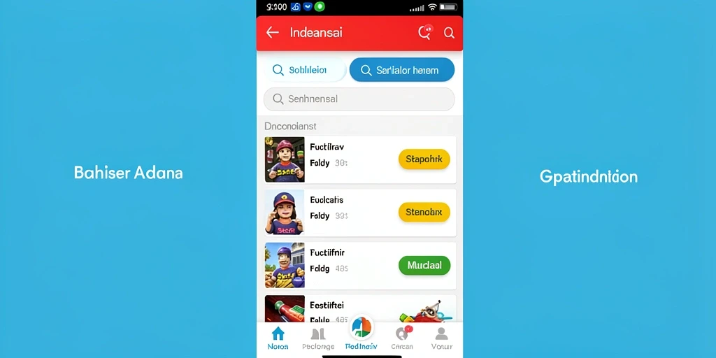 Gambaran karakter utama dalam aksi.