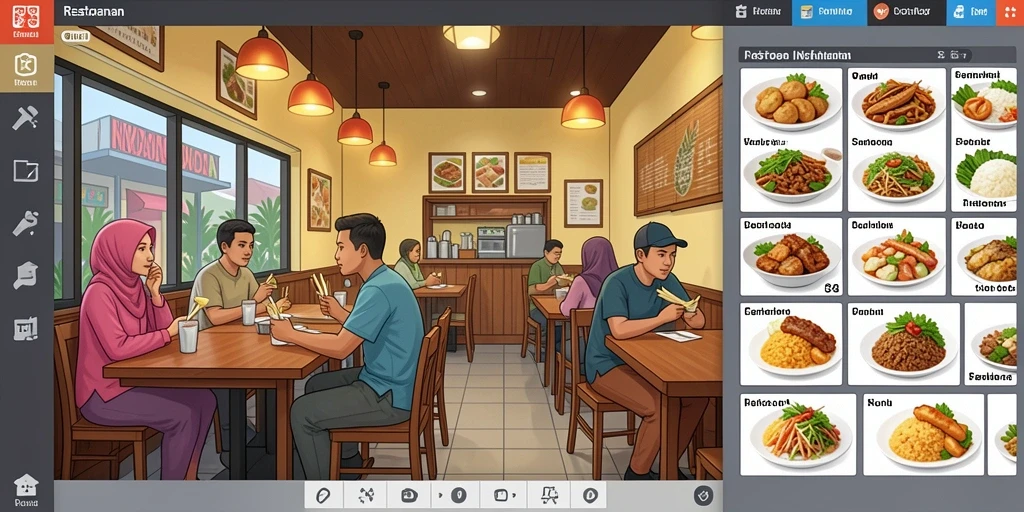 Tampilan antarmuka yang menarik dan mudah digunakan.