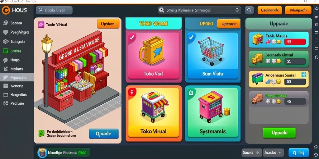 Tampilan antarmuka yang user-friendly dan menarik.