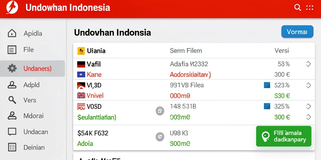 Tampilan menu utama yang menarik dengan navigasi mudah.