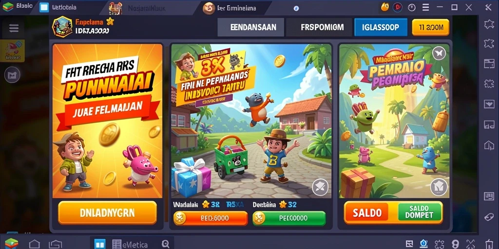 Tampilan awal permainan SPINGOLD yang menarik dan penuh warna.