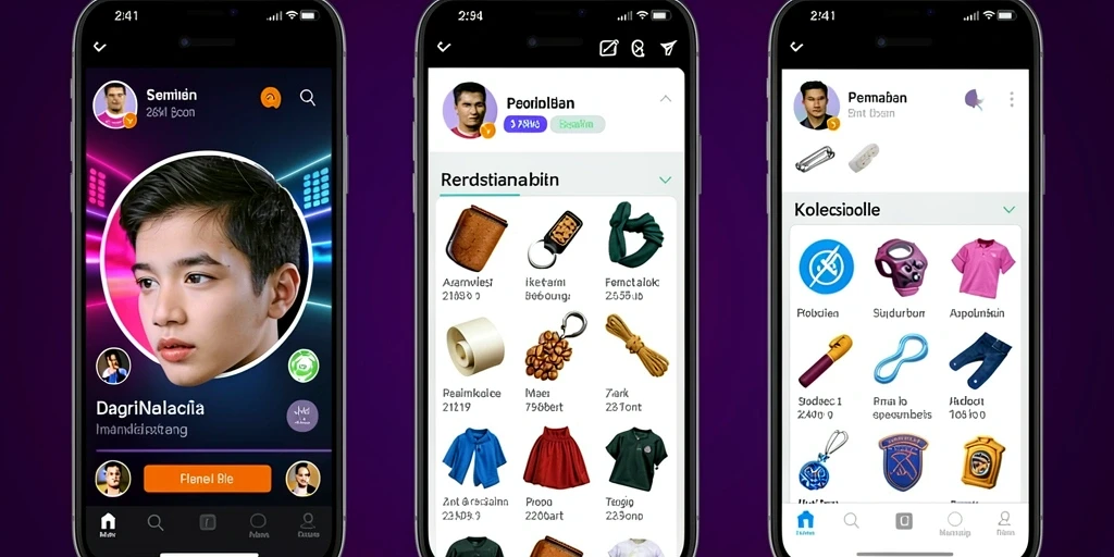Tampilan utama aplikasi UNTUNGGO yang menarik dan interaktif.