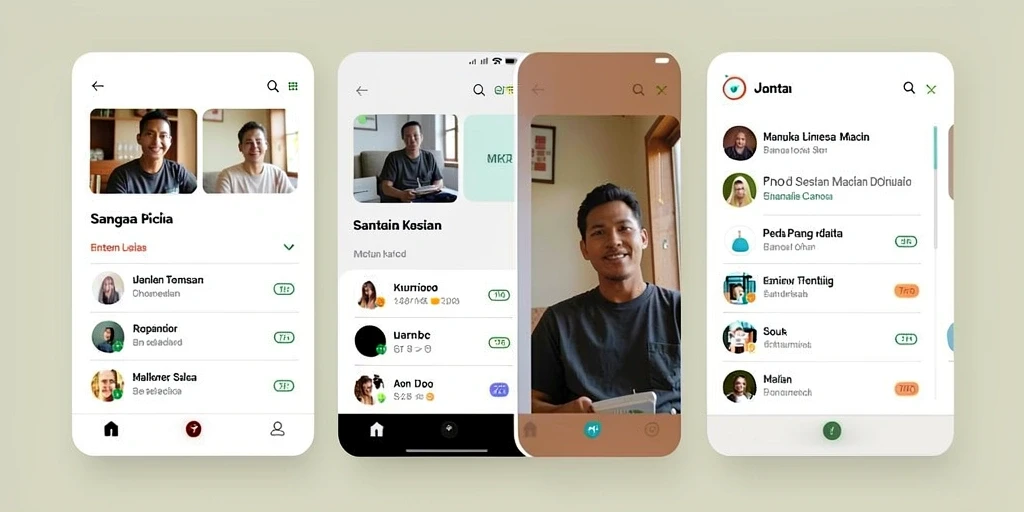 Tampilan antarmuka yang user-friendly.