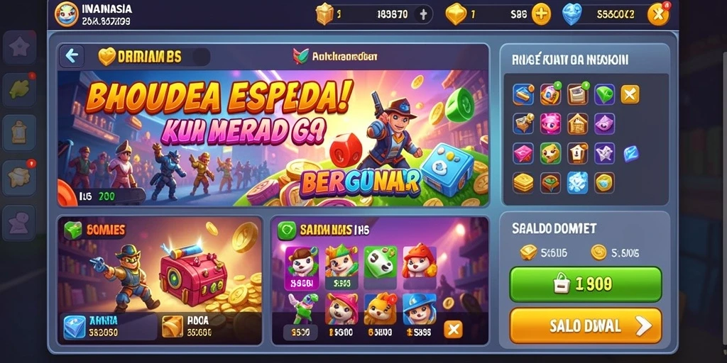 Tampilan antarmuka utama WINLIVE4D yang menarik.