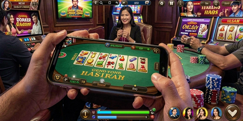 Tampilan menu utama yang menarik dan interaktif.