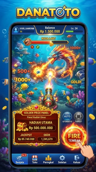 Cuplikan layar menu unduhan danatoto untuk perangkat Android